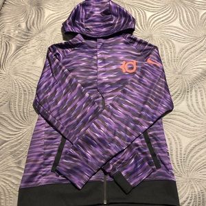 EUC Boys KD Nike Full Zip Hoodie YXL Purple